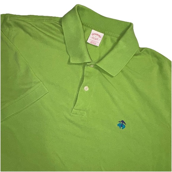 Brooks Brothers 1818 Performance Polo Shirt Original Fit Mens Sz Large - Picture 1 of 6